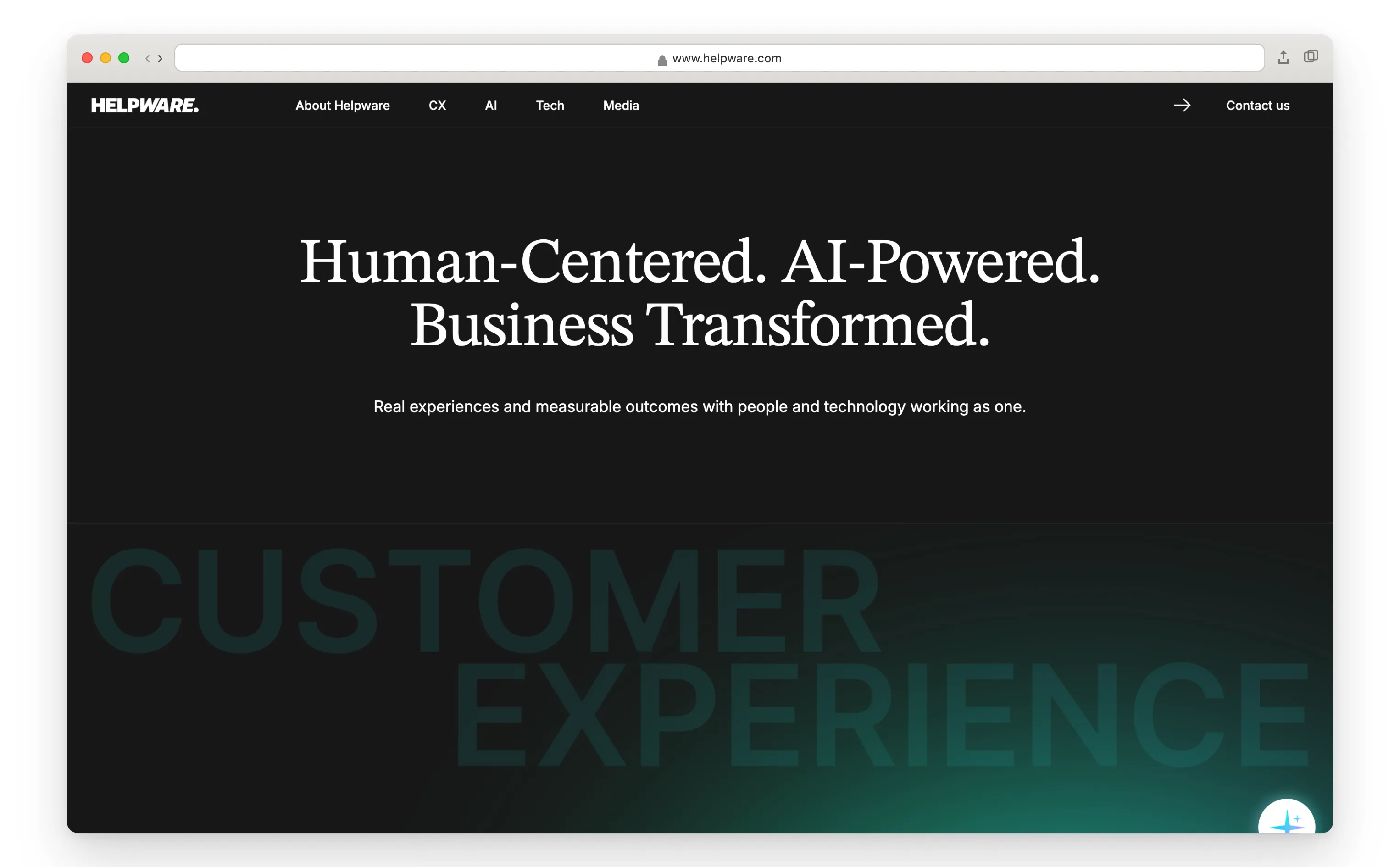 Helpware homepage